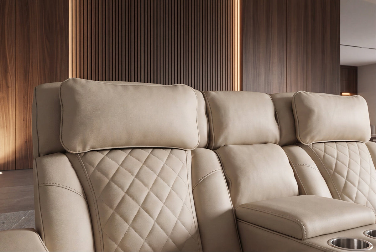 Céleste – Beige similicuir – vue 10