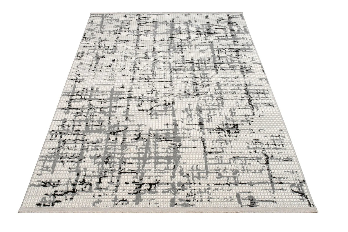 Tapis Neris - Gris et anthracite - vue du produit