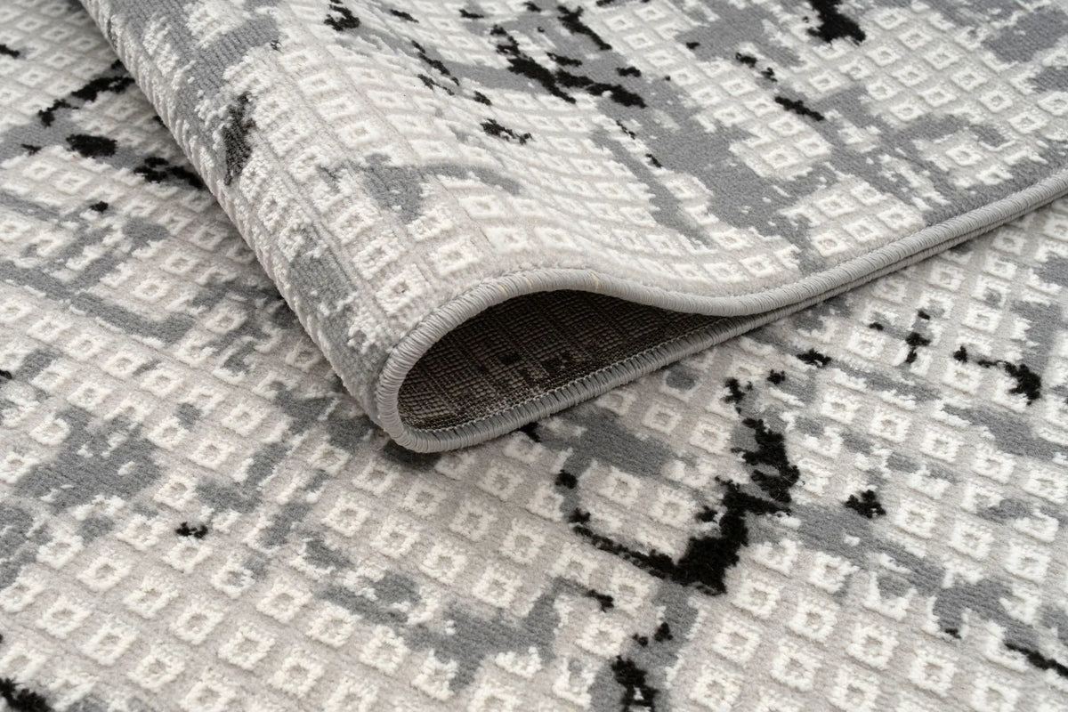 Tapis Neris - Gris et anthracite - vue du produit