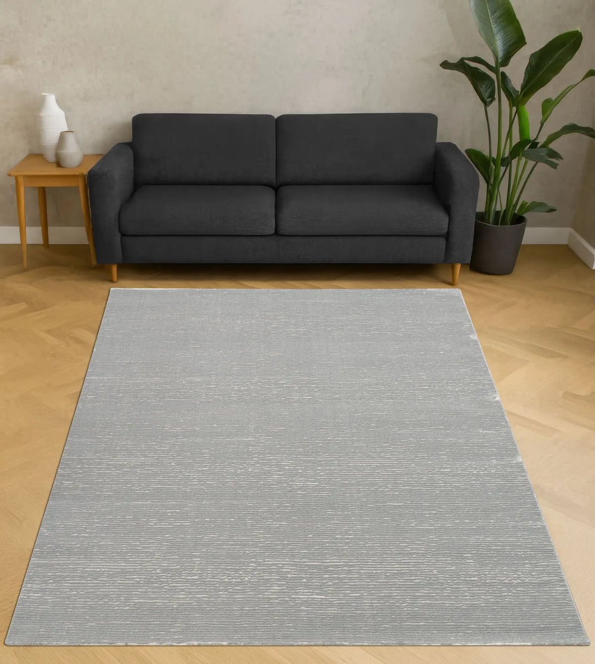 Tapis Siloa - Gris - vue du produit