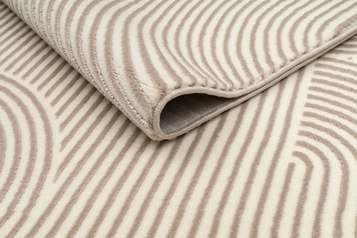 Tapis Calma - Crème et beige - vue du produit