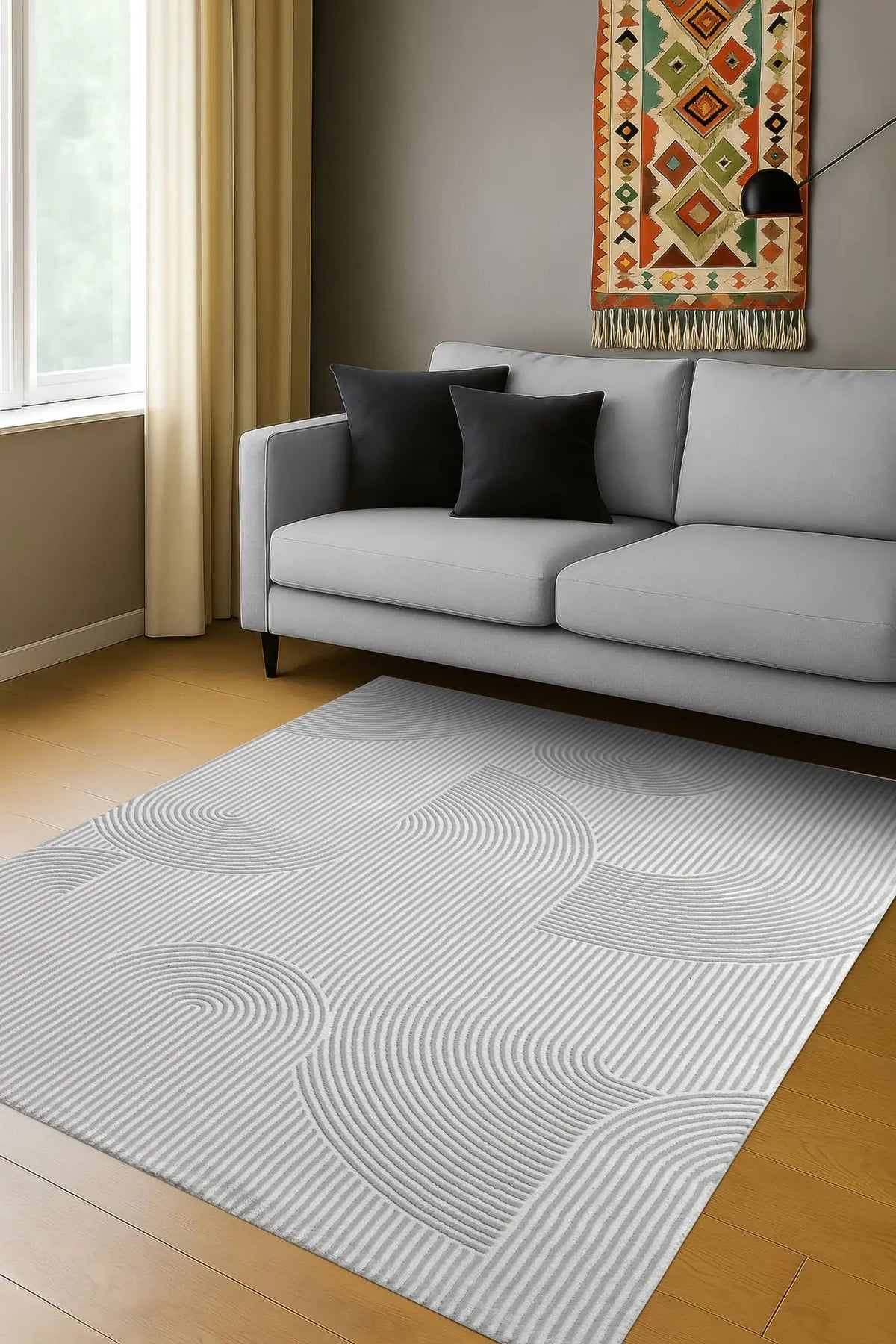 Tapis Calma - Gris - vue du produit