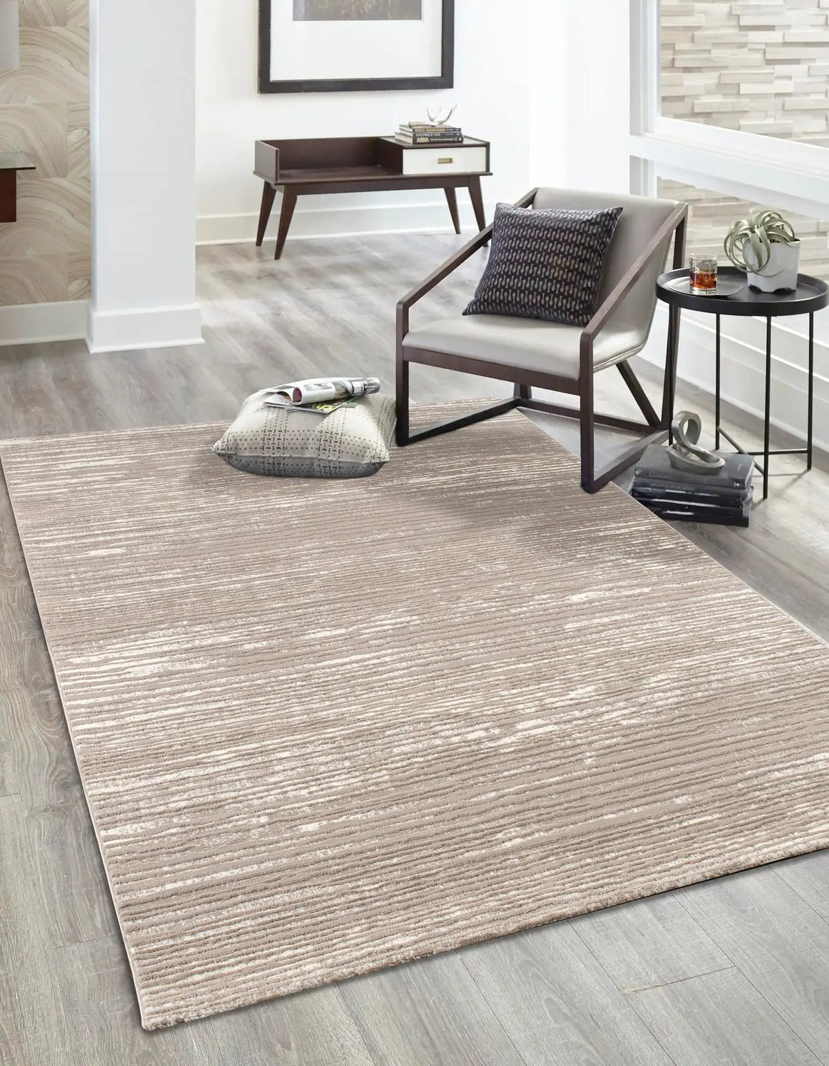 Tapis Lyra - Beige - vue du produit