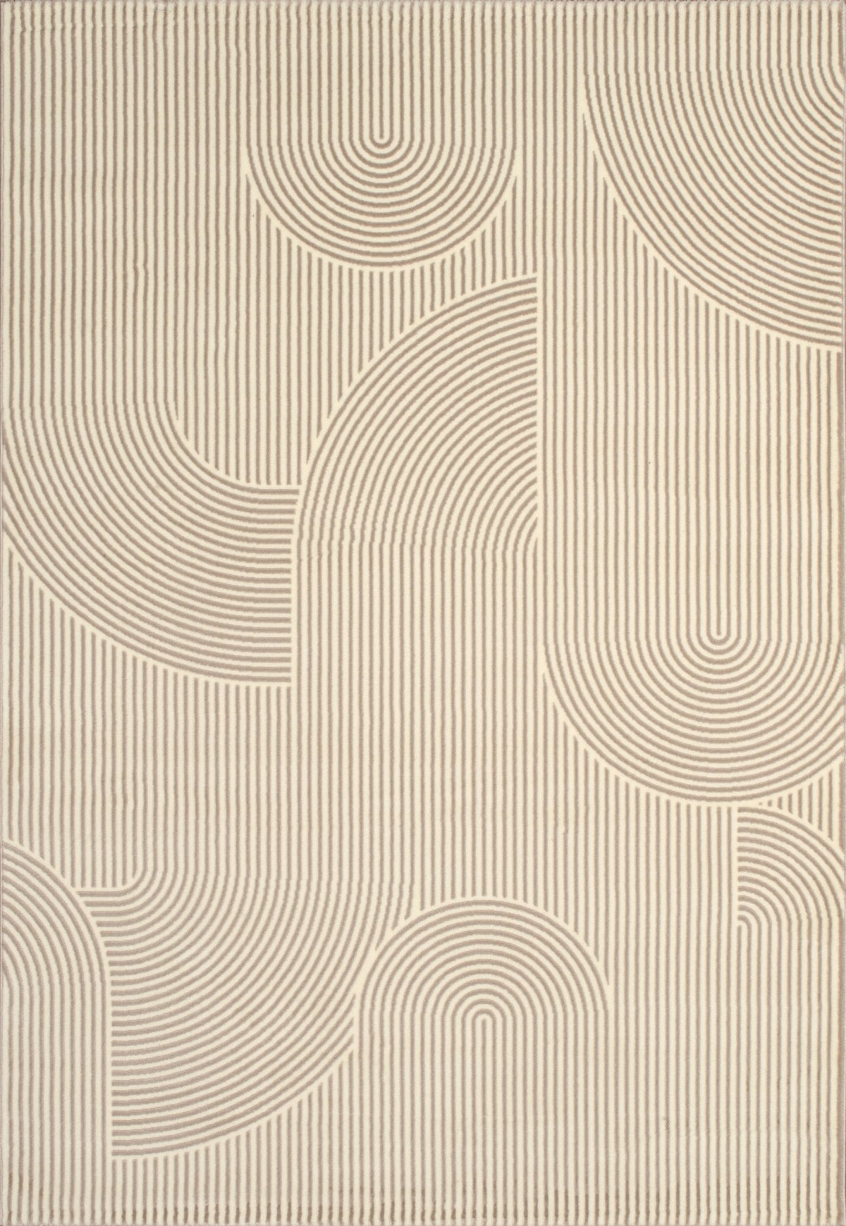 Tapis Calma - Crème et beige - vue du produit