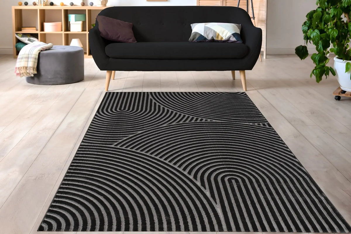 Tapis Noma - Gris clair et anthracite - vue du produit