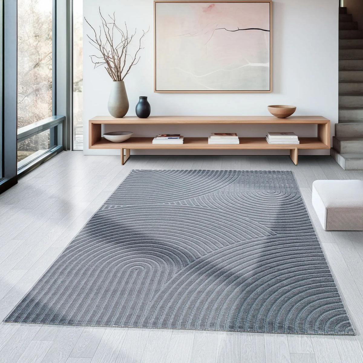 Tapis Noma - Gris clair - vue du produit