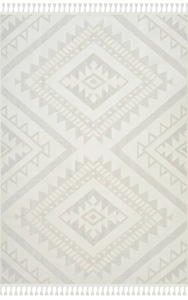 Tapis blanc - vue entière