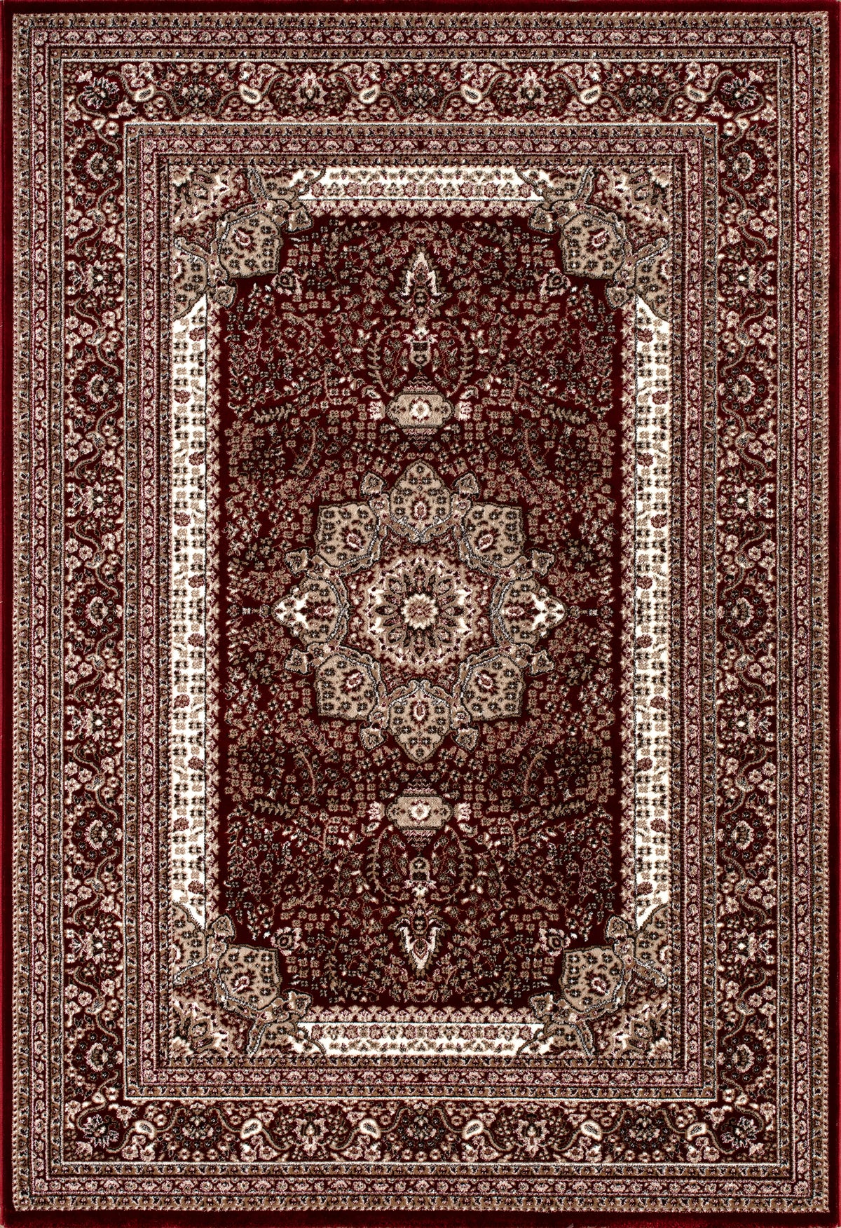 Tapis Ravenna - Rouge - vue du produit