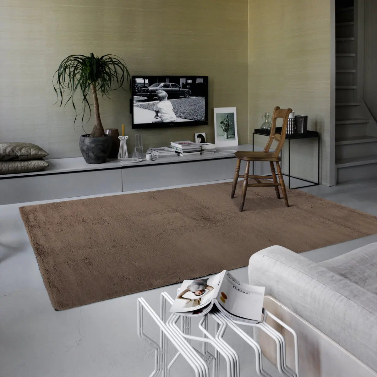 Tapis Niva - Taupe - vue du produit