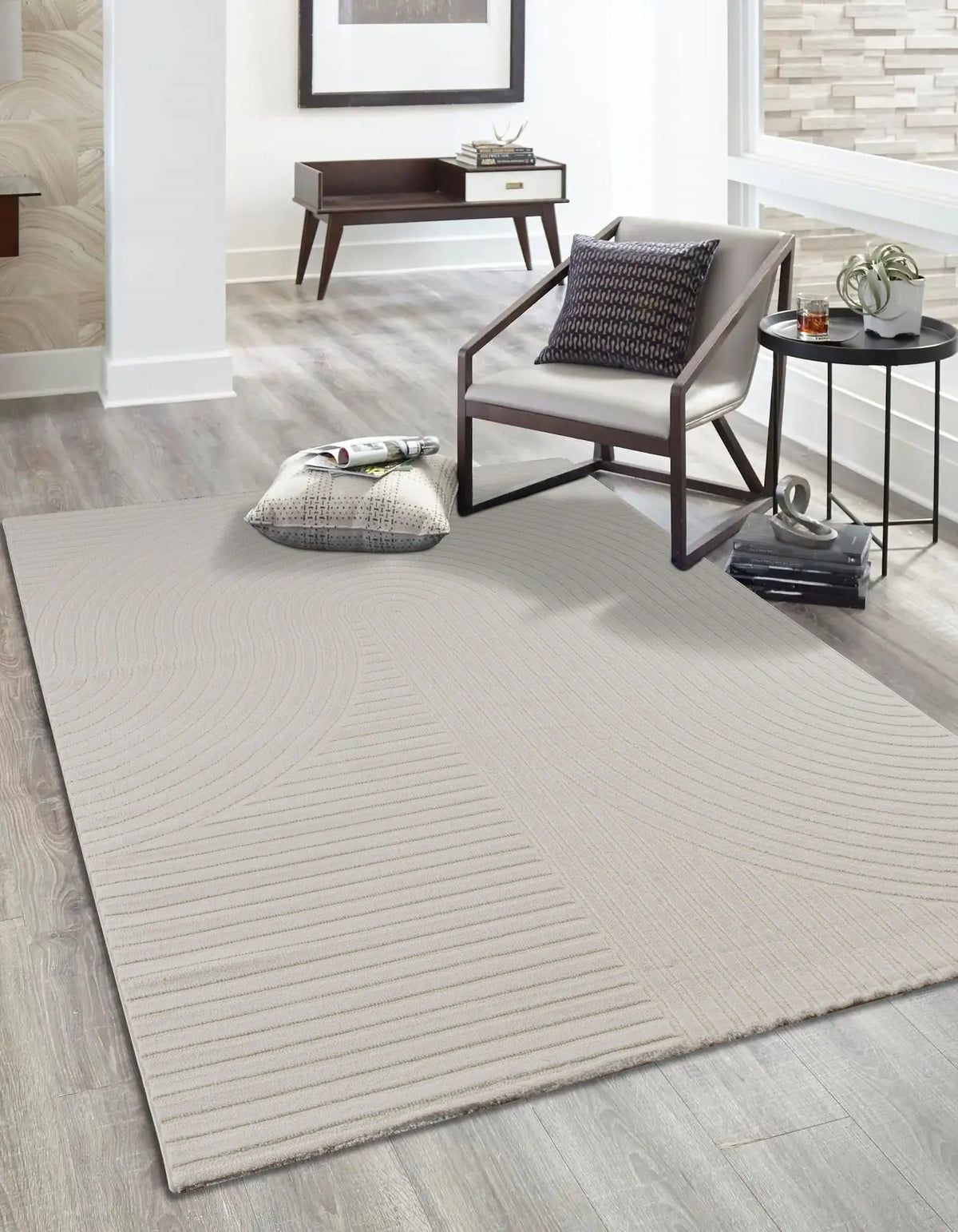 Tapis Orea - Crème - vue du produit