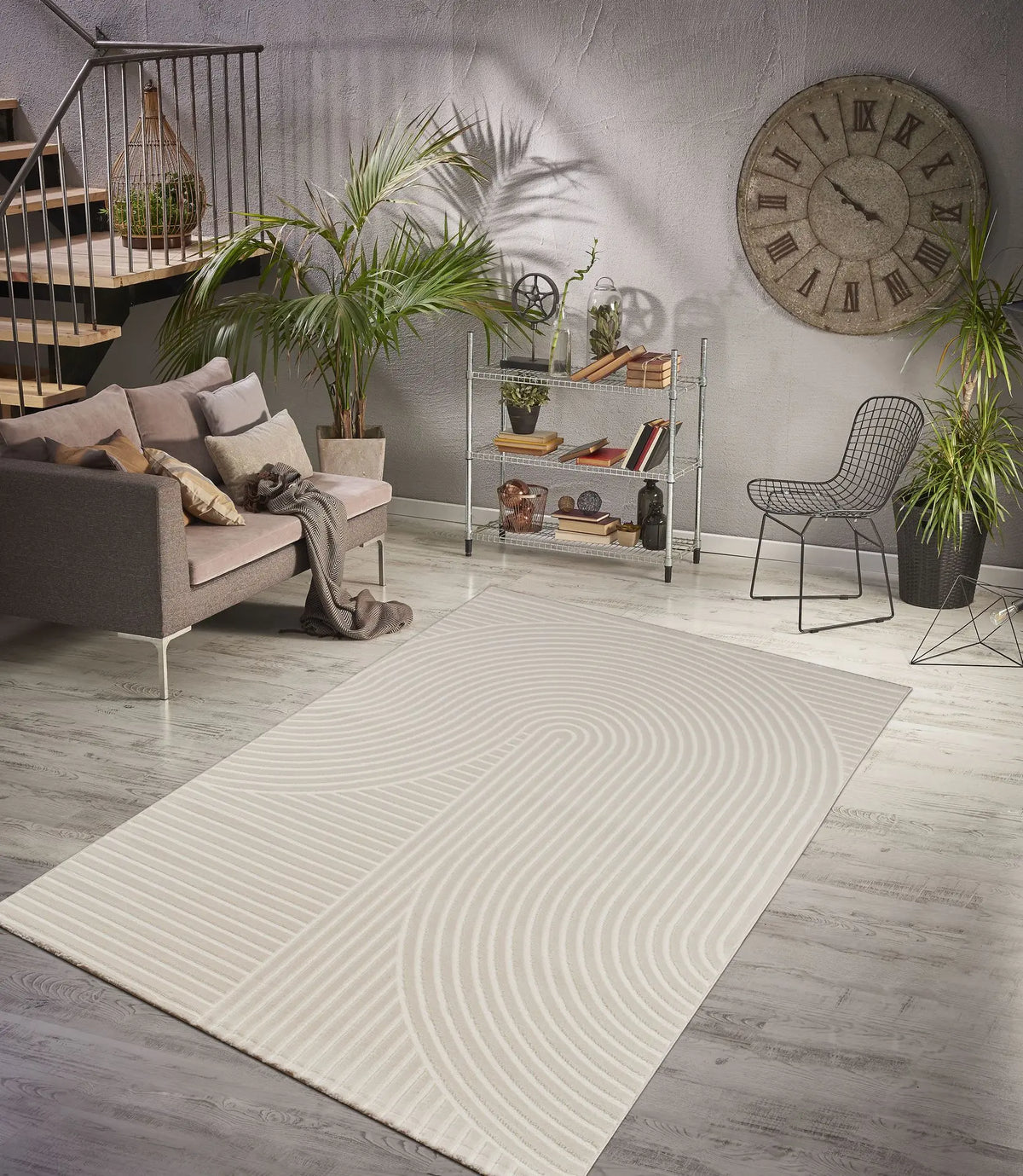 Tapis Orea - Crème soutenu - vue du produit