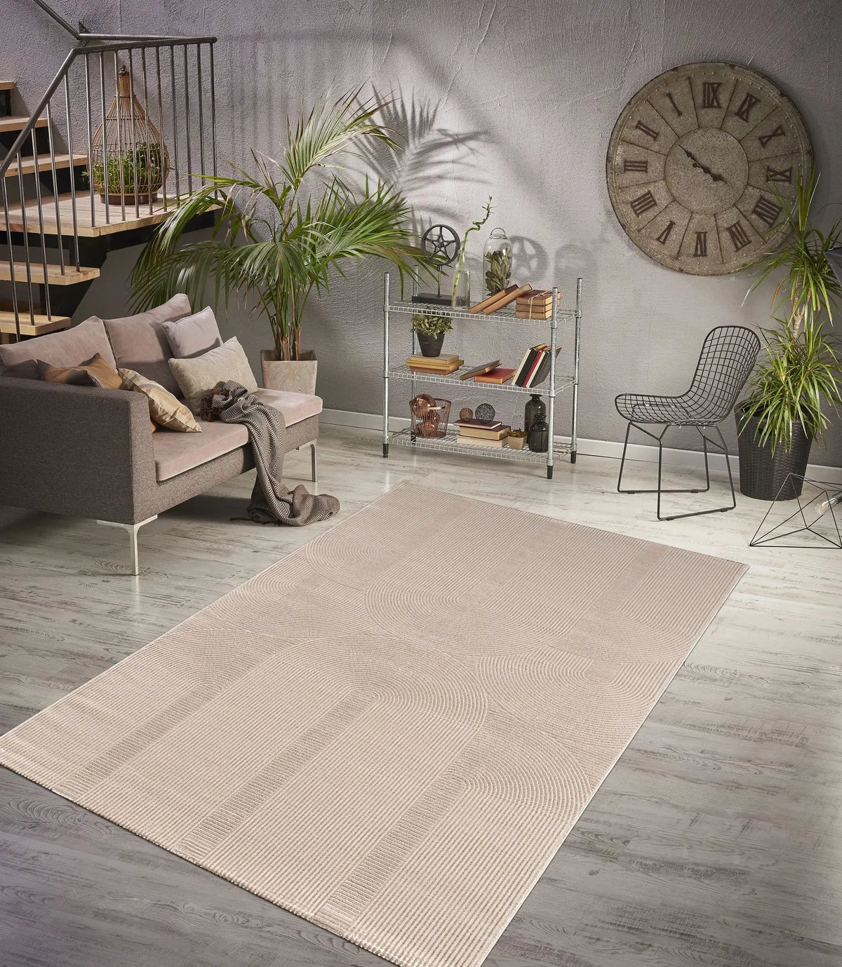 Tapis Aurel - Beige - vue du produit