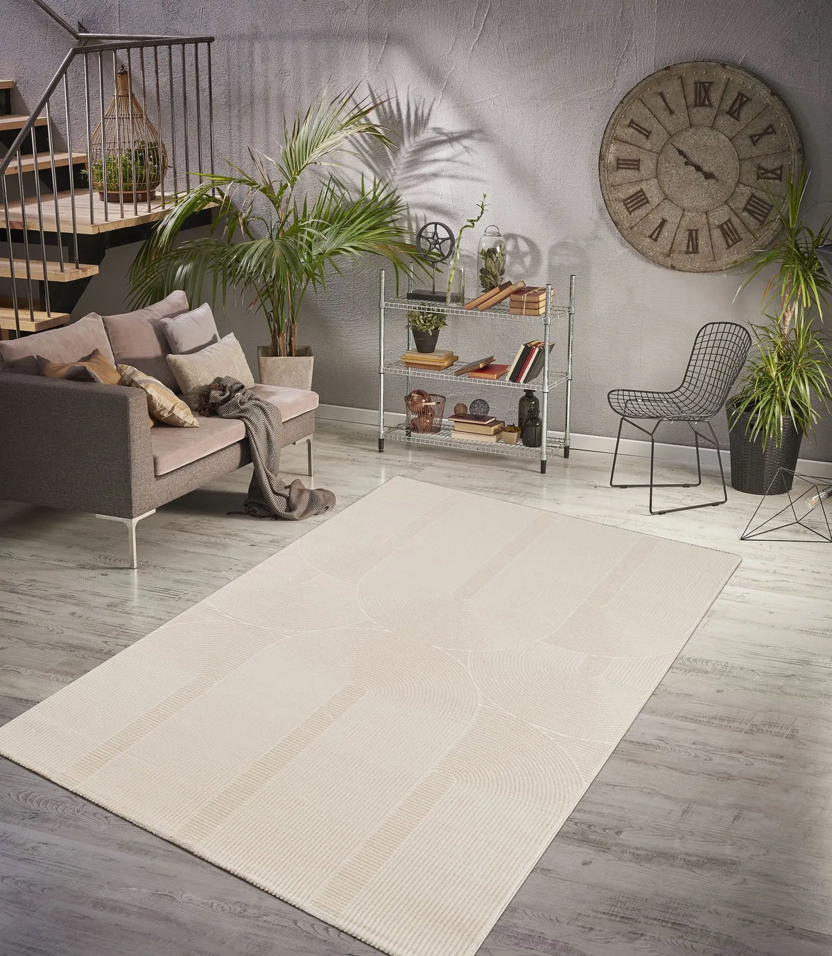 Tapis Aurel - Crème soutenu - vue du produit