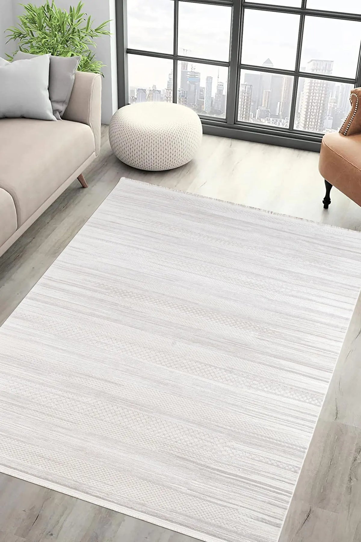 Tapis Aelis - Crème - vue du produit