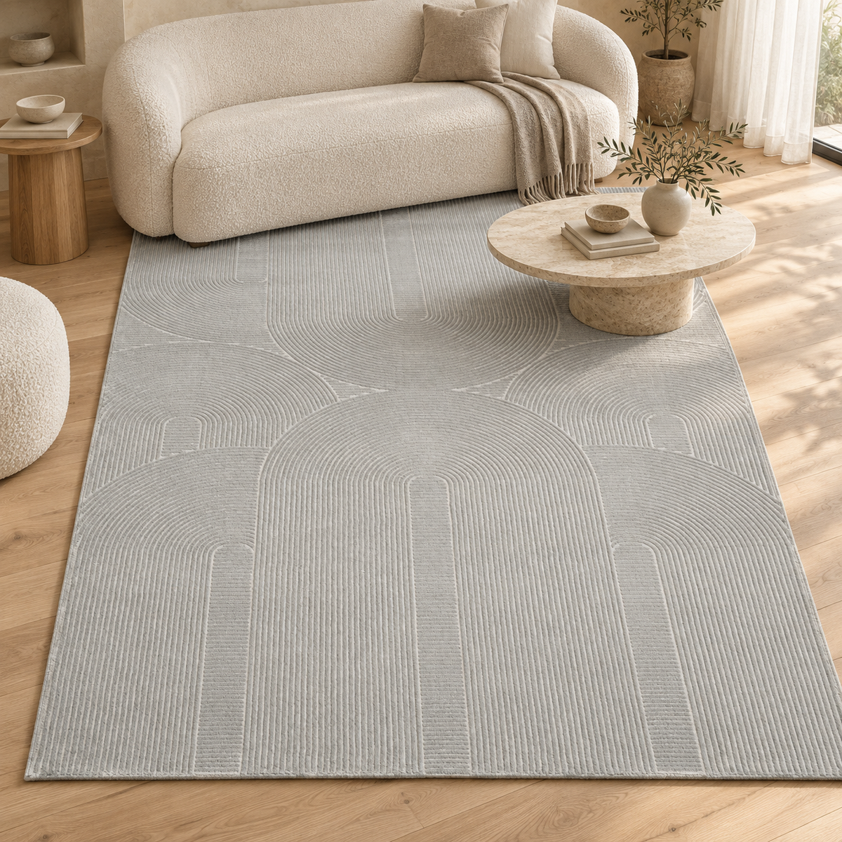 Tapis Aurel - Gris - ambiance Dizayni