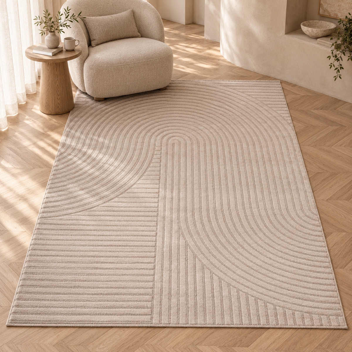 Tapis Orea - Beige - ambiance Dizayni