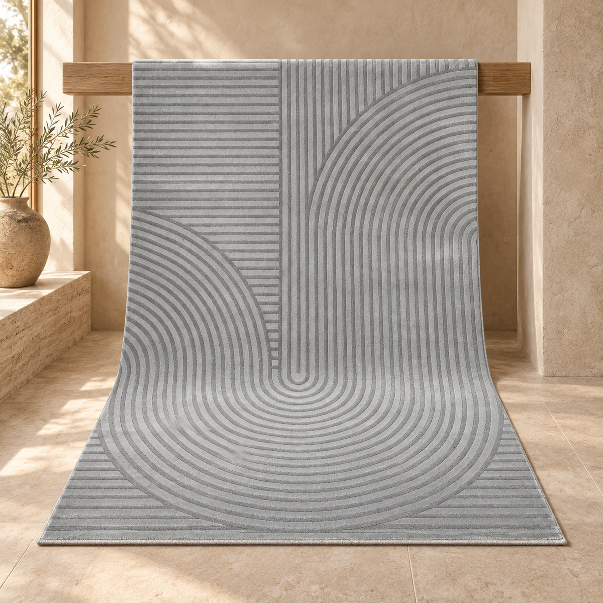 Tapis Orea - Gris - ambiance Dizayni