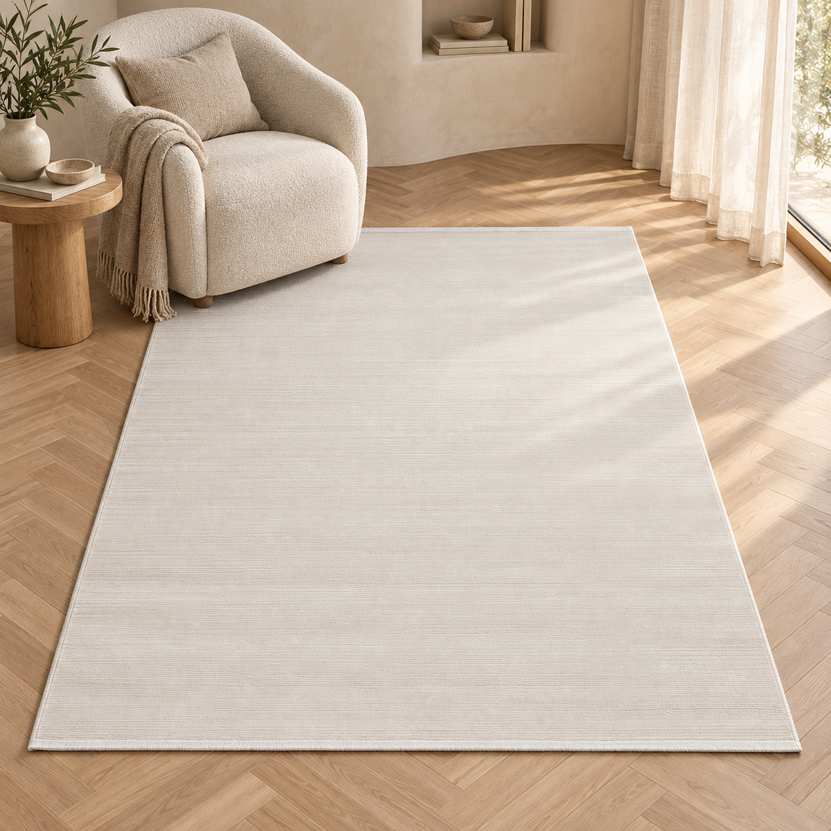Tapis Soline - Crème - ambiance Dizayni